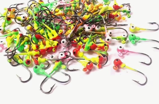 50pcs Weighted Fishing Hooks